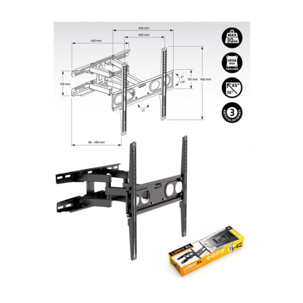 Βάση TV ENGEL AC0593E 26″-65″ Διπλό Μπράτσo