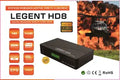 Legent HD8 DVB-T2 H.265 9000-8754 Ψηφιακός Δέκτης Mpeg-4 Full HD (1080p) με Λειτουργία PVR (Εγγραφή σε USB) Σύνδεσεις SCART / HDMI / USB
