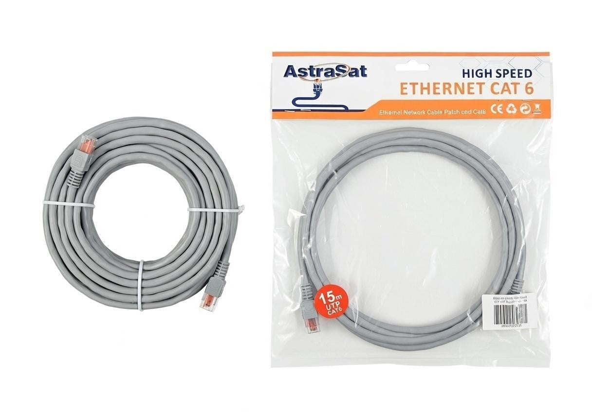 Καλώδιο Δικτύου UTP CAT6 ASTRASAT 15M