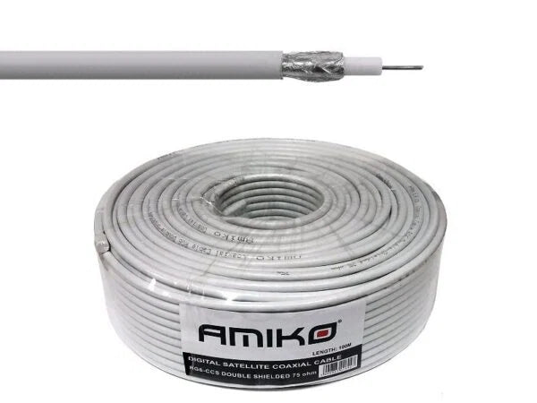 Καλώδιο AMIKO 100M Συσκευασία Νάιλον